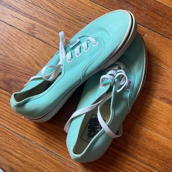 Teal Vans size 6.5 womens - Picture 4 of 4
